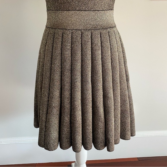 A.L.C x REVOLVE Metallic Gold Susana Dress NWT Medium - Picture 4 of 9